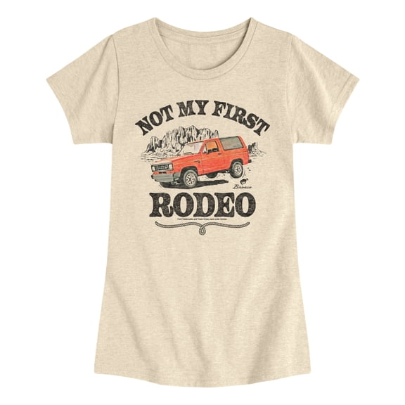 Ford - Not My First Rodeo 1983 Bronco - Youth Girls Fitted Short Sleeve T-Shirt