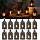thumbnail image 3 of Yuarrent 2x Linternas negras que agregan un toque mágico Iluminan las noches de Halloween Cómo dimensionar Viene con Iluminación navideña negro-12PCS, 3 of 6