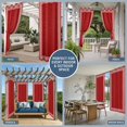 thumbnail image 5 of 1 Panel Outdoor Curtains for Patio Waterproof 54"x95" Red Retro Greek Key Weatherproof Privacy Outsides Curtains, Geometric Greece Ancient Rustic Grommet Thermal Drapes for Cabana Porch Pergola, 5 of 8