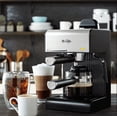 thumbnail image 2 of Mr. Coffee 20 Ounce Automatic Steam Espresso/Cappuccino Brew Machine Starter Kit, 2 of 5