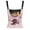 Dachshund Cherry Blossom, variant on ZIATUBLE Wolf Snow Clothespin Storage Bag Washable Hanging Clothespin Bag with Large Opening Clothespin Holder Bag Easy to Install Clothesline Bag for Clothes Pins Outdoor