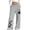 Gray, variant on Lmueinov Girls Print Sweatpants with Pockets Soft Warm Fleece Lined Elastic Waist Straight Leg Pants for Kids Girls Fall Casual Workout Trousers