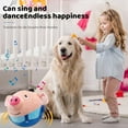 thumbnail image 6 of Active Moving Pet Plush Toy, Interactive Dog Toys Talking Moving Dog Ball Toy, Washable Cartoon Pig Plush Sound Electronic Herding Ball for Dogs, Shake Bounce Boredom Toys for Dog, Cats, 6 of 7