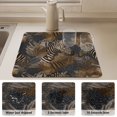 thumbnail image 4 of Dish Drying Mat Absorbent Dish Drainer Kitchen Counter 23.6x19.7inch Dish Drying Pad for Countertops Sinks Draining Racks Zebra Print, 4 of 9
