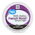 thumbnail image 3 of Great Value 100% Arabica French Dark Roast Ground Coffee Pods, 34.9 oz, 100 Count, 3 of 9