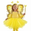 thumbnail image 4 of Rggeeun Toddler Girls Dress With Play Pretend Performance Party Wear Colorful Tutu Dresses Breathable Casual O-Neck Sundress, 4 of 5