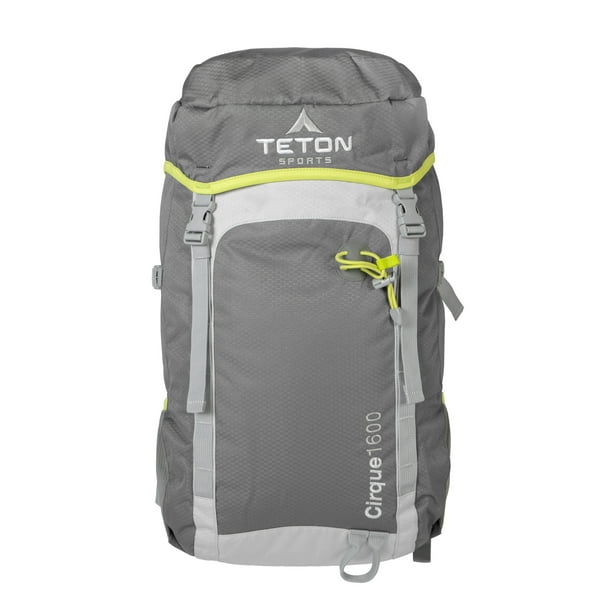 TETON Sports Cirque 1600 Backpack for Hiking, Packable, Lightweight and  Comfortable, Grey
