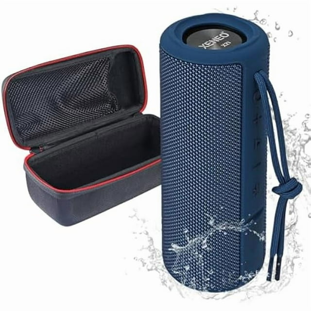 wonima11 X21 Portable Bluetooth Wireless Speaker Waterproof with FM Radio, Micro SD Card MP3 Player for Outdoor (Blue)