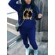 thumbnail image 1 of LW-Conjunto de chándal de dos piezas con estampado de letras de dibujos animados, jersey de manga larga con cordón, Sudadera con capucha, pantalones de chándal, trajes de Jogger, 1 of 4