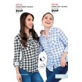 thumbnail image 3 of Camisa Devendi De Cuadros Manga Larga de Mujer Devendi Denim Co. 221-66, 3 of 3