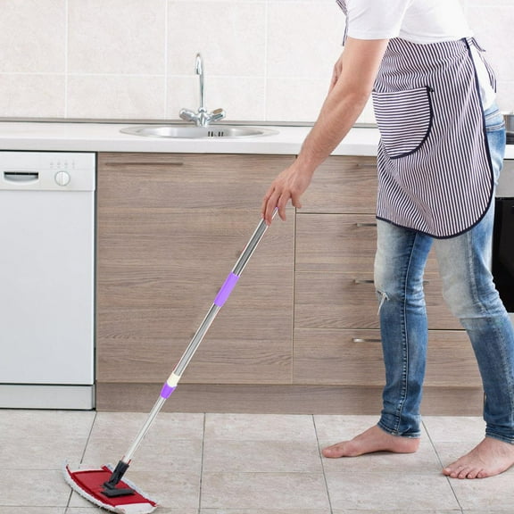 WASHWEPE Mop Stick 1Pack 360-Degree Rotating with Reinforced Mop Head for Household Cleaning