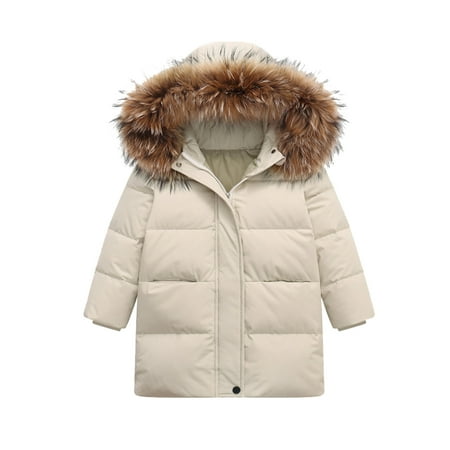 

Aompmsdx Toddler Baby Kids Girls Sweater Coat Winter Thick Warm Button Hooded Collar Windproof Coat Outwear Jackethello Kitty
