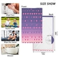 thumbnail image 6 of Yayeee 2 Pack Hand Towels for Bathroom 100% Cotton 16" x 28" Soft Absorbent Kitchen Towel, Gradient Love, 6 of 7