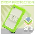 thumbnail image 4 of Dteck with Shoulder Strap Case for Samsung Galaxy Tab A8 10.5-inch X200 X205 X207,Shockproof Rugged Rubber 3-Layers Protection Armor Case Hybrid Hard Kickstand Cover,Green, 4 of 6