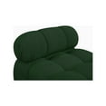 thumbnail image 6 of Meridian Furniture Ames Green Boucle Fabric Armless, 6 of 11