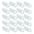 thumbnail image 1 of KAKOWELY curtain accessories 100PCS Plastic Curtain Track Gliders Small Double Wheel Pulley for Rails Ceiling Mount Curtain Track Accessories for Home Decor, 1 of 4