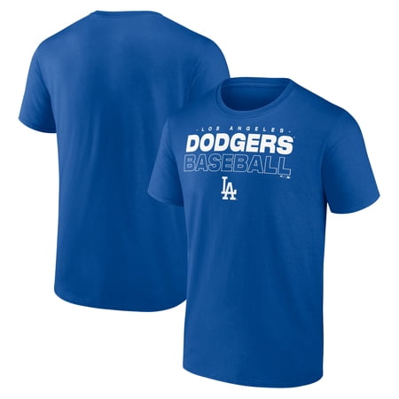 Men s Royal Los Angeles Dodgers Stacked Baseball T-Shirt Men s Royal Los Angeles Dodgers Stacked Baseball T-Shirt