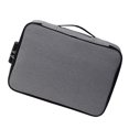 thumbnail image 1 of Card Holder Case, Large Capacity Portable  Document Storage Bag Multifunctional with Lock for Cash, 1 of 7