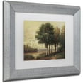 thumbnail image 2 of Trademark Fine Art "Tranquility" Canvas Art by Daniel Moises, White Matte, Silver Frame, 2 of 4