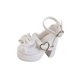 thumbnail image 2 of Zapatos de figura femenina a escala 1/4, mini, accesorios de muñeca de moda con hebilla de corazón y lindos zapatos de tacón alto con lazo para figura, 2 of 8