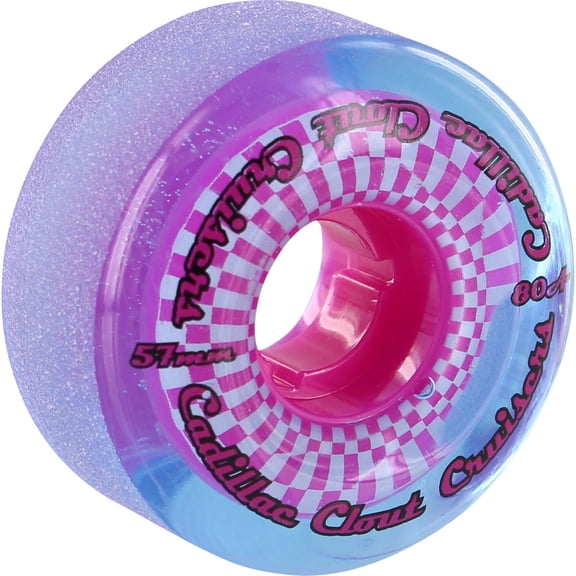 Cadillac Clout Cruisers 57mm 80A Blue/Pink Skateboard Wheels