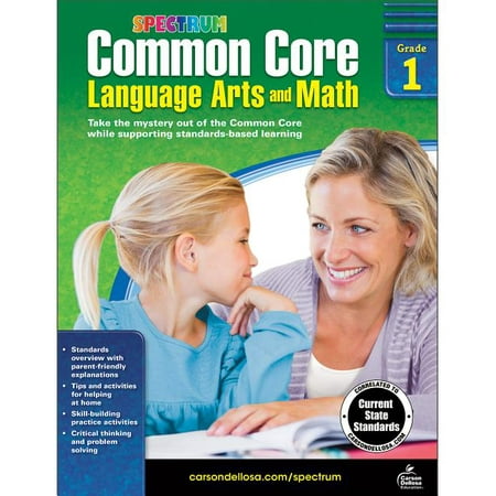 Spectrum: Common Core Language Arts and Math, Grade 1 (Paperback)