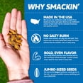 thumbnail image 5 of SMACKIN' Sunflower Seeds, Roasted Jumbo Small-Batch, American Made - Maple Brown Sugar. 1.5oz bags (6 Pack), 5 of 7