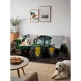 thumbnail image 6 of Farm Tractor Couch Cover for 2 Cushion Couch, Green Truck Country Rustic Field Harvester Washable Love Seat Sofa Covers Slipcover, Throw Sofa Covers for Pets, Furniture Protector 71"x102", 6 of 9