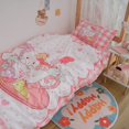 thumbnail image 4 of Sanrio Hello Kitty Kuromi Cinnamoroll Bedding Set Four Piece Bedding Double Pillowcase Bed Linens Dorm Bedclothes Home Textile, 4 of 7