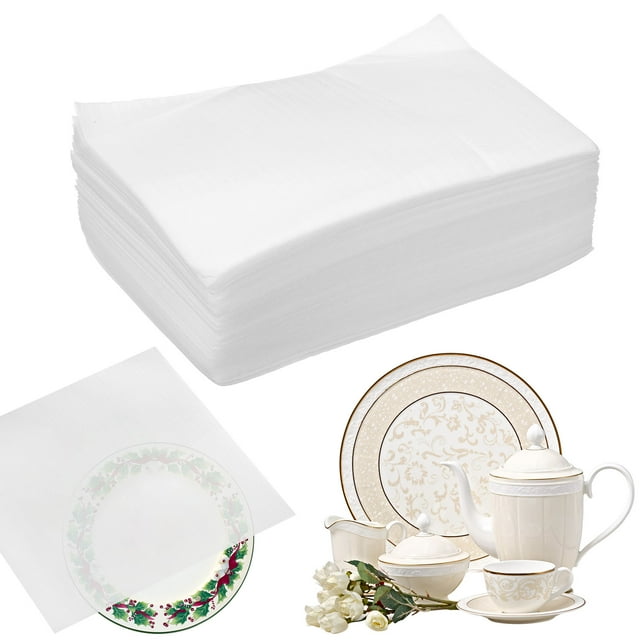 50 Piezas de Fundas de Espuma Acolchada, 8" x 5" Suministros de Empaque Acolchado Hojas de Espuma Acolchada