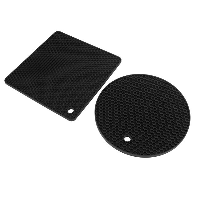 Estera de silicona para agarraderas NikouMX 5 piezas almohadillas calientes redondas multiusos
