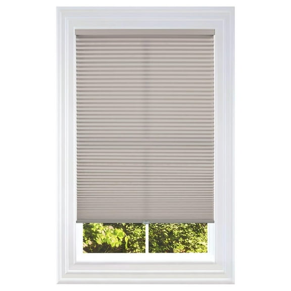 Cellular Honeycomb Cordless Shade, 9/16" Single Cell, Light Filtering, Sticks & Stones, Size: 22.5" W x " H