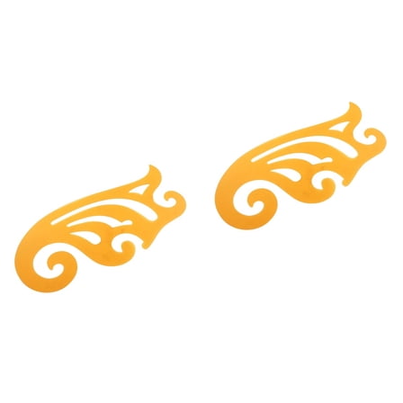 FRCOLOR 2pcs Clothing Proofing Plate Cutting Ruler Clothing Marking Ruler Clothes Design Ruler