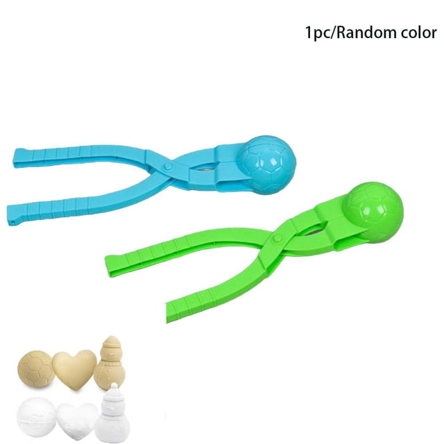 Plastic Snowball Clip, One-Click Mold for Perfect Shapes, Fun for Snow, Sand, and Playdough