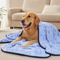 thumbnail image 5 of Fleece Pet Blanket Soft Warm Multi Use Dog Cat Blanket for Crate Bed Travel Car Seat Cover Indoor Outdoor Pet Supplies(L), 5 of 7