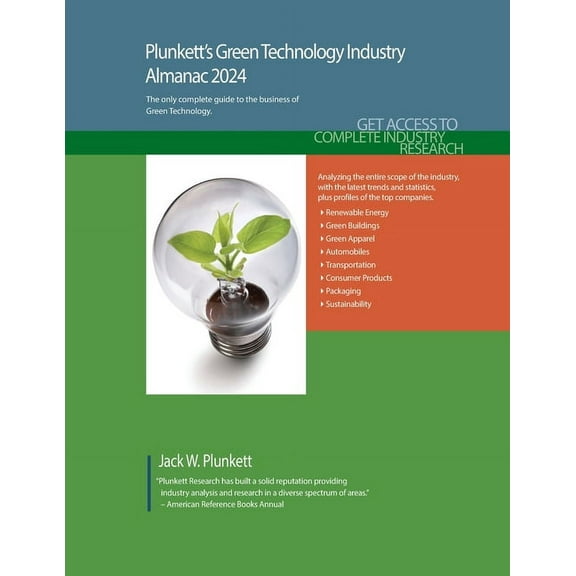 Plunkett's Green Technology Industry Almanac 2024: Green Technology Industry Market Research, Statistics, Trends an, (Paperback)