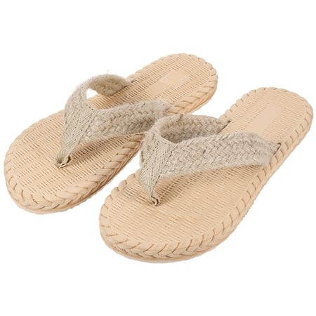 

Ladies Slippers Flat Sandals Beach 6 Upper: Eva Cloth Travel
