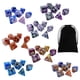 thumbnail image 2 of Juego de dados poliédricos grabados de 49 piezas, juguete de entretenimiento, bicolor, dados rodantes para enseñanza de matemáticas para juegos de rol Estilo D Baoblaze dados de juego, 2 of 8