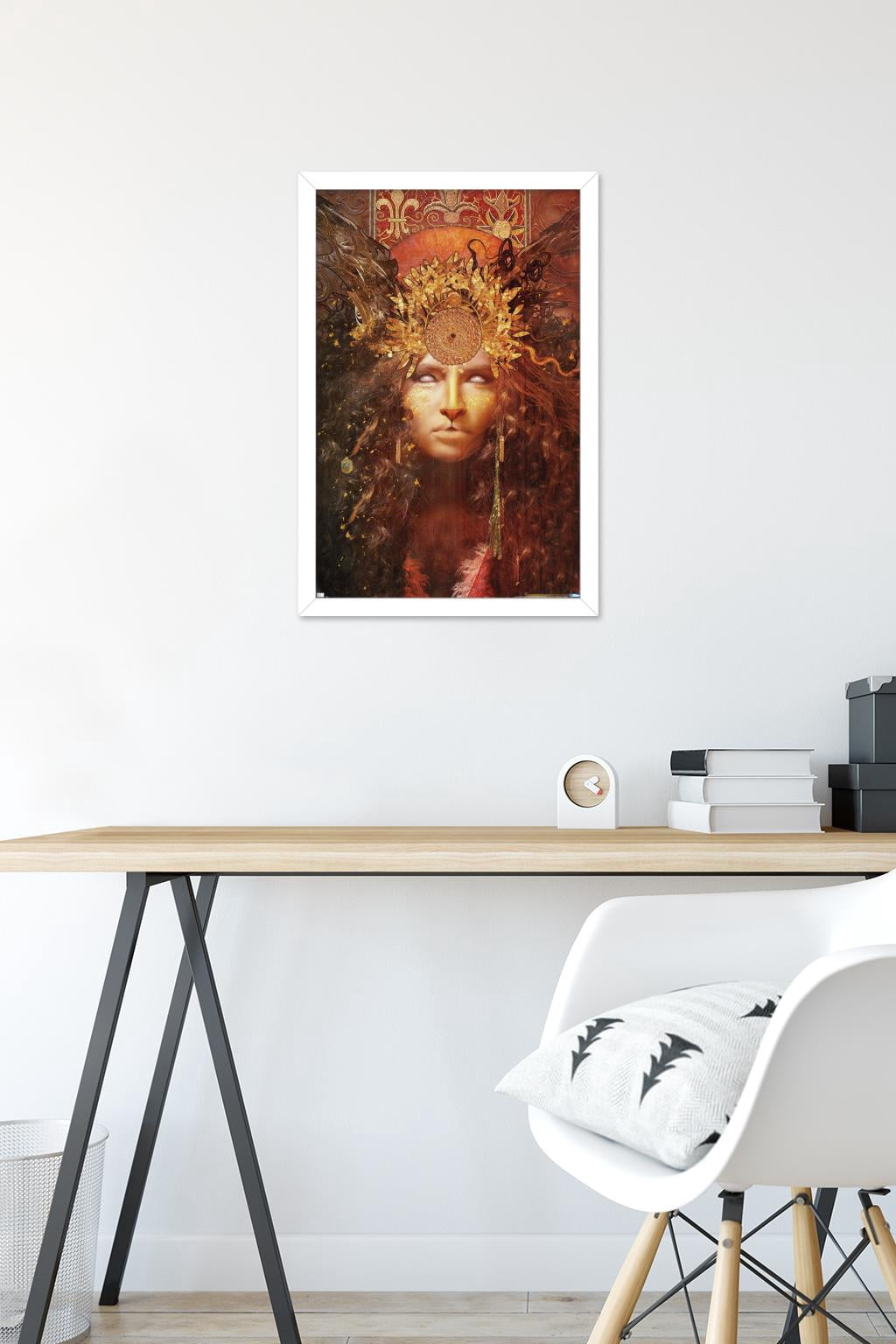 Jena DellaGrottaglia: Cosmic Zodiac - Leo Wall Poster, 14.725" x 22.375" Framed