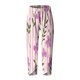 thumbnail image 2 of Pantalones de Mujer Traje Verano Cómodo de Moda Impreso Pantalones Recortados, Pantalones Elásticos Casuales, 2 of 5