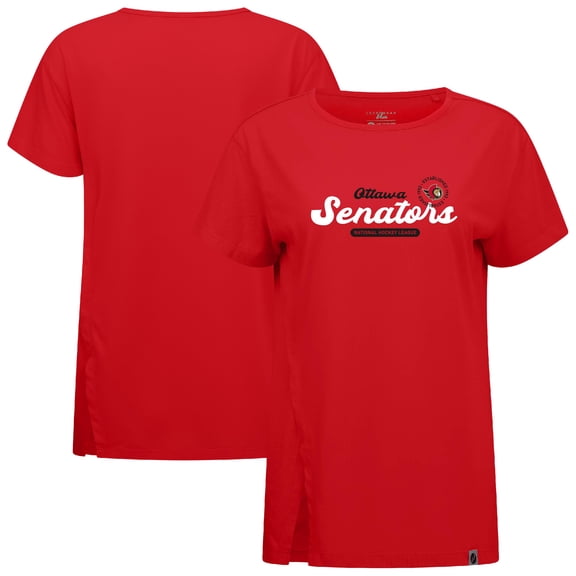 Women's Levelwear  Red Ottawa Senators Influx Monument T-Shirt