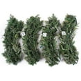 thumbnail image 3 of Vickerman 120" Cashmere Artificial Christmas Wreath, Clear Dura-lit Incandescent Lights, 3 of 4