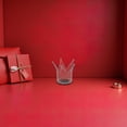 thumbnail image 3 of 1 candelabro creativo en forma de corona, portavelas de cristal para decoración del hogar, 3 of 7