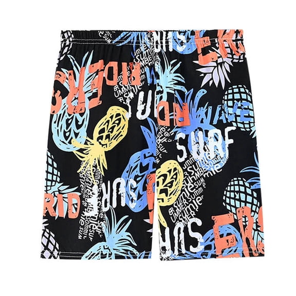 LRen Swim Trunks Kids Boys Soild Color Graphic Print Beach Shorts Summer Beach Bathing Suit Toddler Swimsuit Boy Swim Trunks Junior Beach Trunks