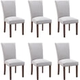 thumbnail image 2 of Dining Chairs Set of Parsons Style Linen   Chairs with  Back  for Round Kitchen Table or Small Dining Room Comfortable &; Stylish, 2 of 6