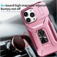 thumbnail image 4 of Funda para GANGXUN iPhone 14 Pro Max - Soporte metálico, Función magnética, Rosa, 4 of 5