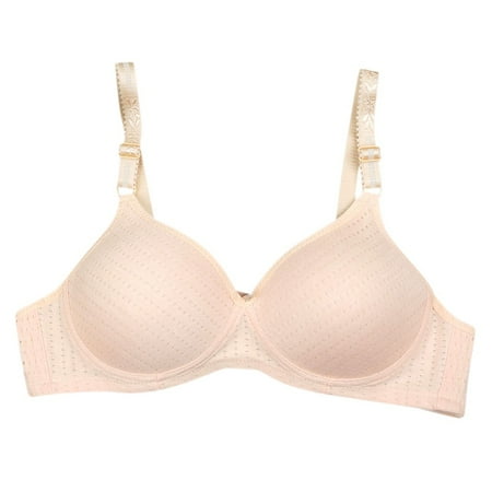 

Spdoo Women s Smooth Wire Free Full Coverage Bra Comfort Breathable Thin Cup Plus Size Bra Skin 42/95BC
