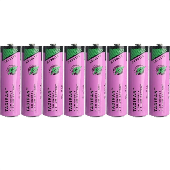 8 Pcs 3.6V SL-360 2.4Ah PLC/TL-5903 Battery 6ES7971-0BA00 for Siemens S7-400 PL and for Tadiran ER14500 ER14505 TL-2100