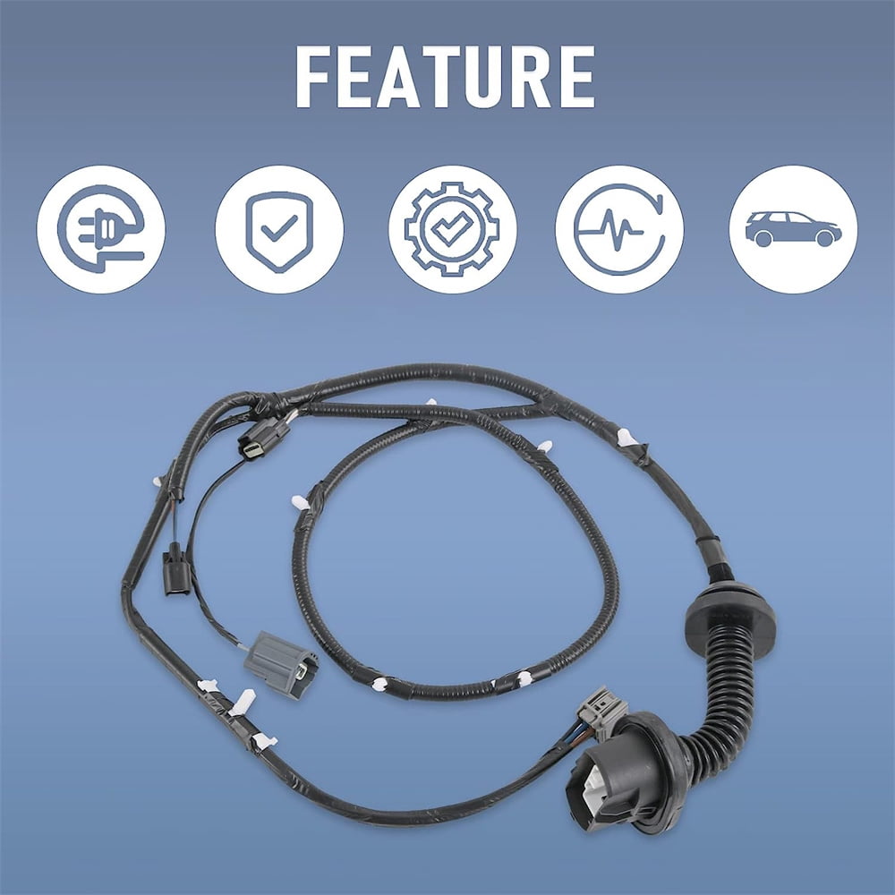 Acaigel Rh Rear Door Wiring Harness Jumper W/ Power for Ford F150 Crew Cab 2009-2014
