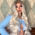 thumbnail image 4 of XWSHYW Pelucas Peluca de Mujer con Pelo Largo, Rubio y Rizado, Peluca de Pelo Rizado, Pelo Largo, 4 of 6